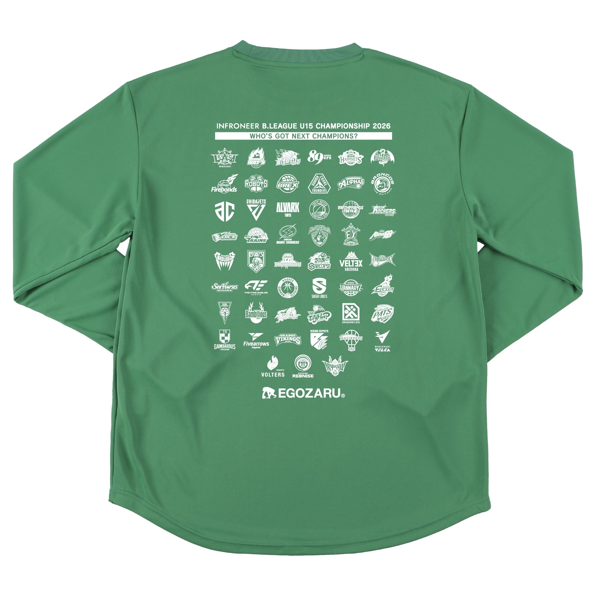 【公式オンラインストア限定】出場チームロゴ入りスポーツTシャツ(長袖)