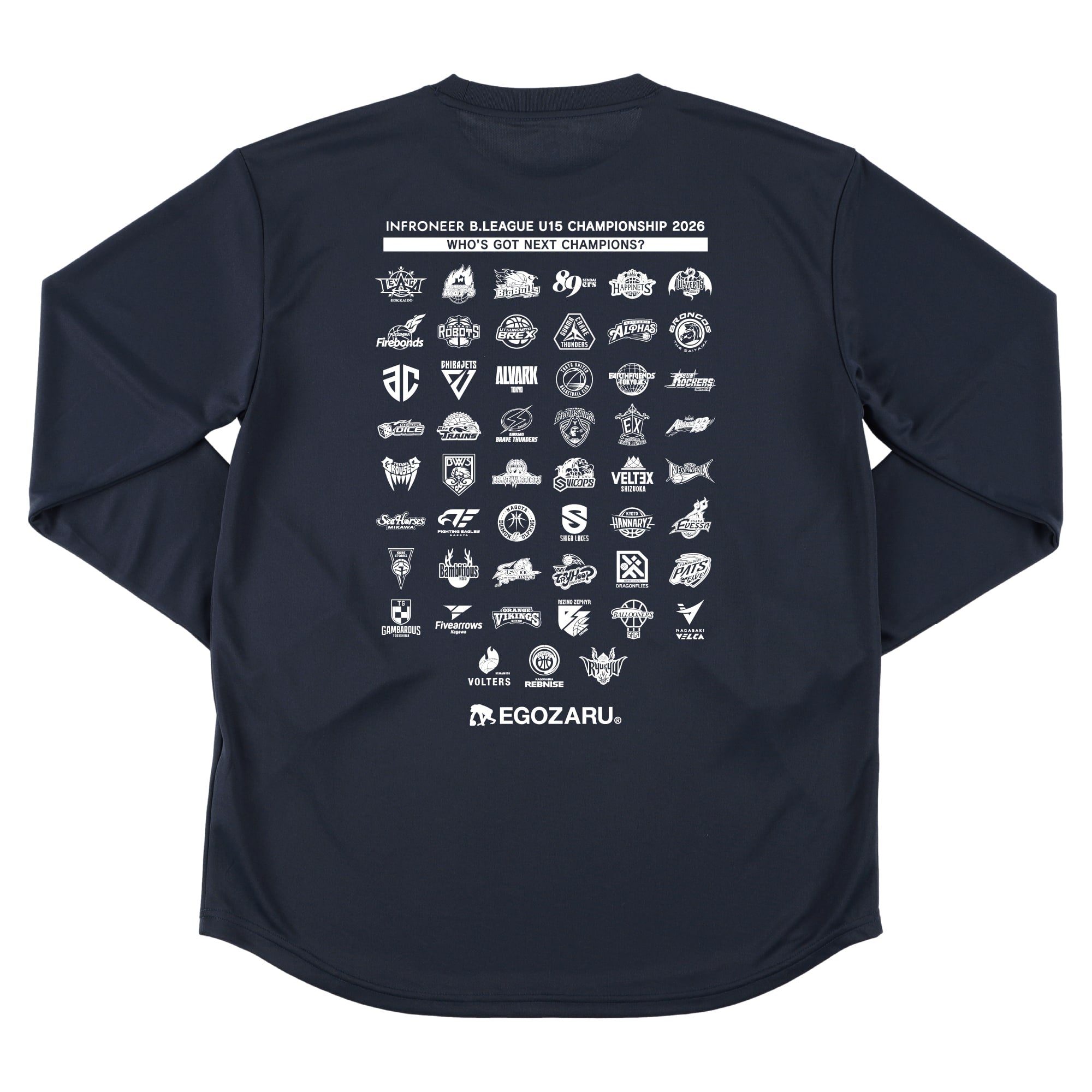 【公式オンラインストア限定】出場チームロゴ入りスポーツTシャツ(長袖)